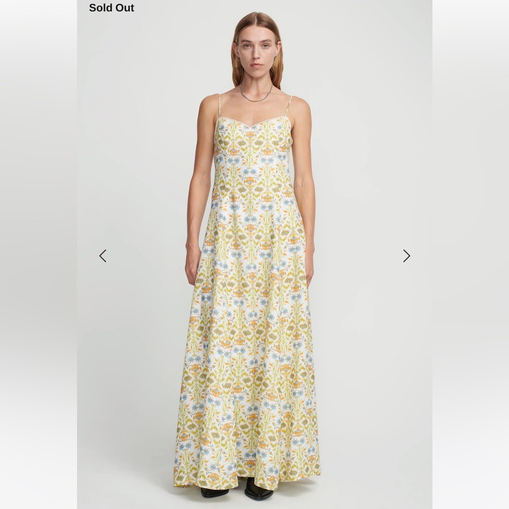 Hansen & Gretel Pepper Maxi Dress Ivory Dahlia